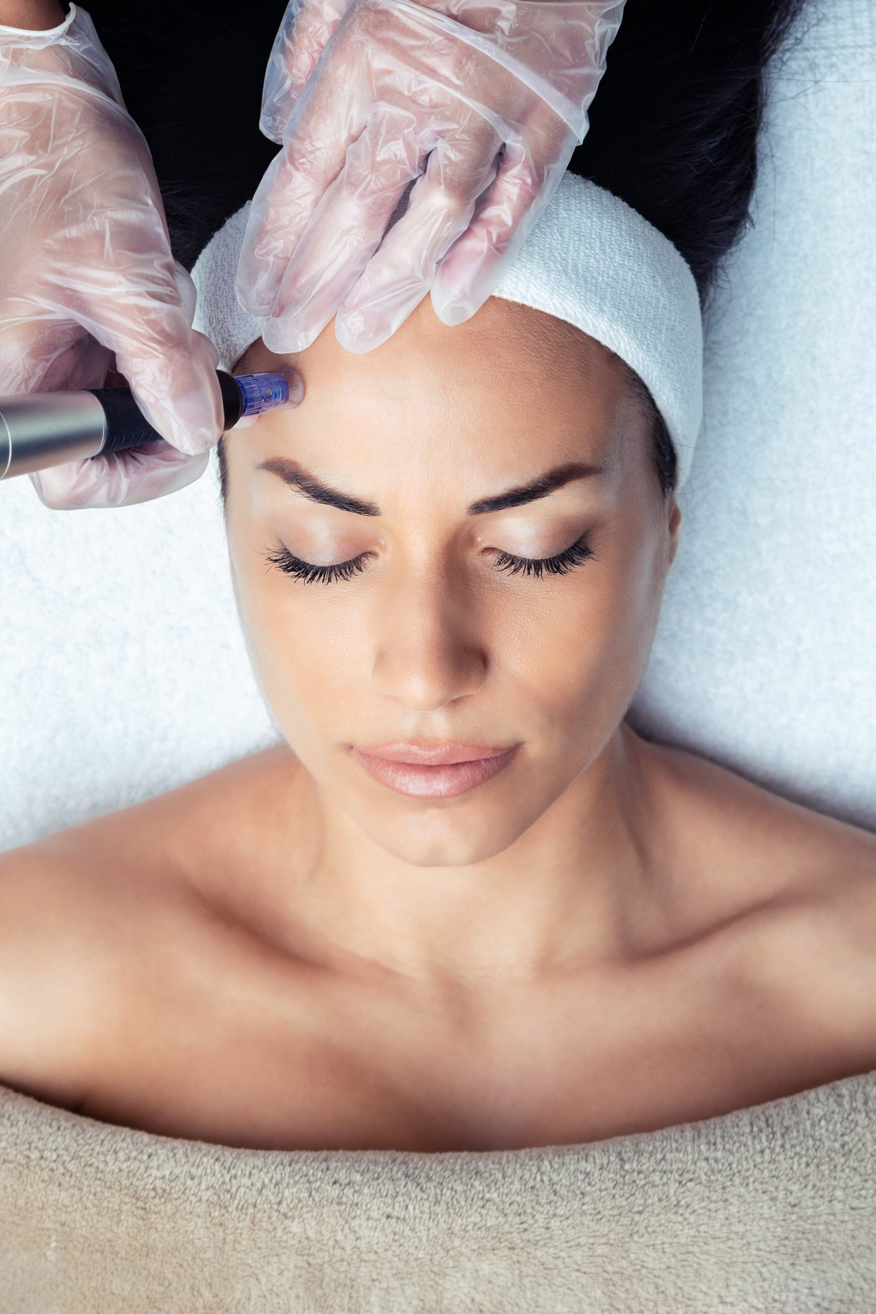 Botox behandling i klinikken.